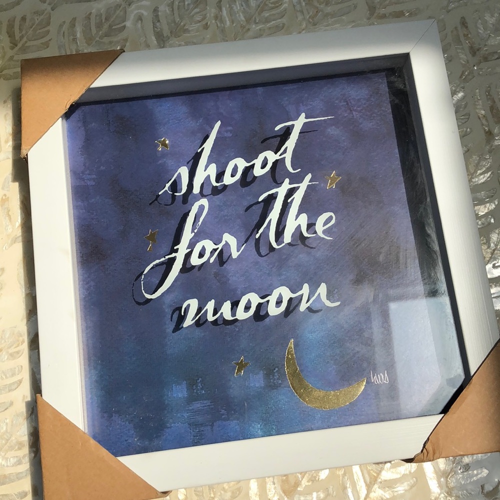 Shoot for the Moon framed NEW🌙